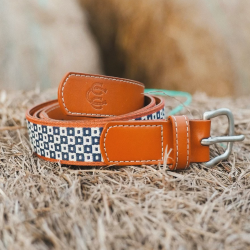 Aztec Checker Belt