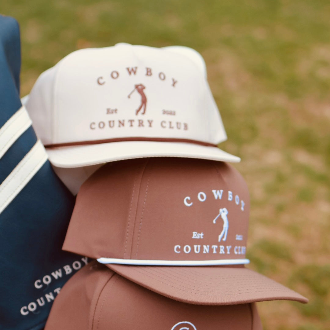 Golfer Roped Hat Cream