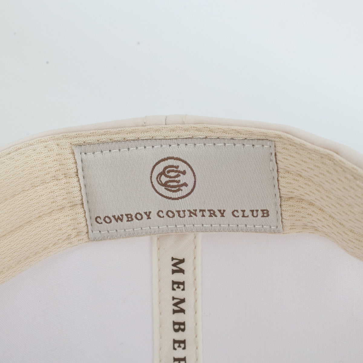 Golfer Roped Hat Cream