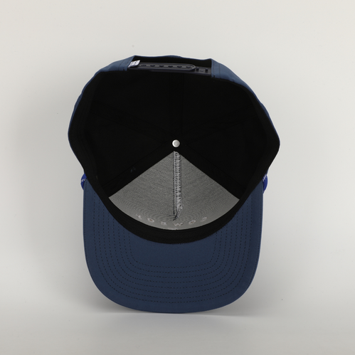 Fully Adjustable Logo Roped Navy Hat