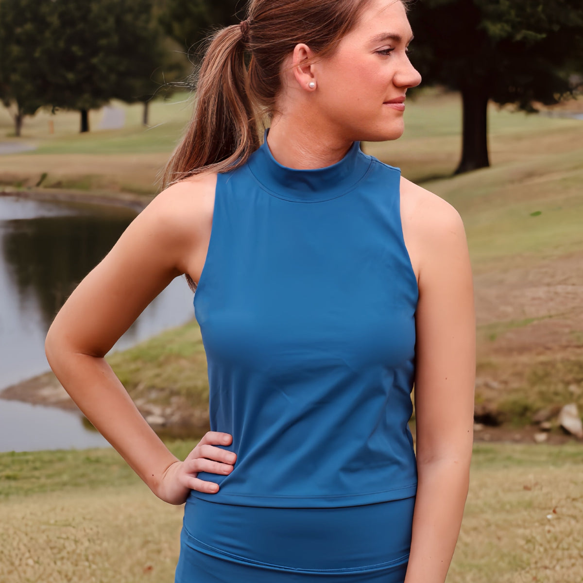 Mock Neck Tank