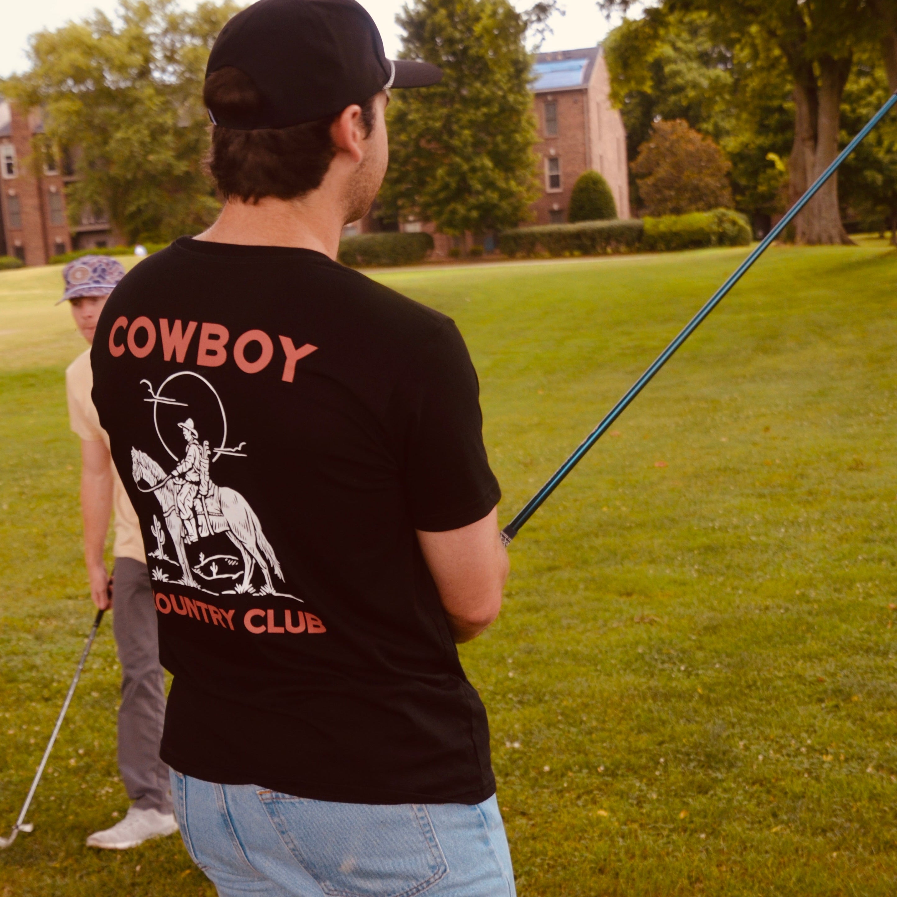 Course Record Cowboy T-Shirt Black
