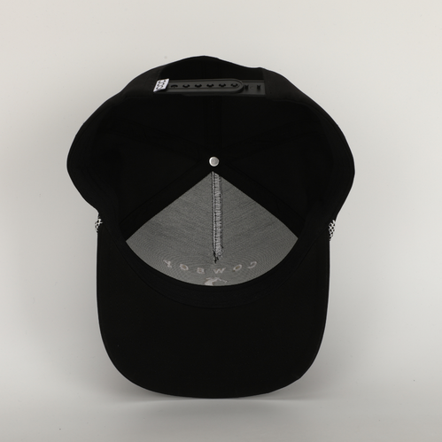 Logo Roped Hat Black