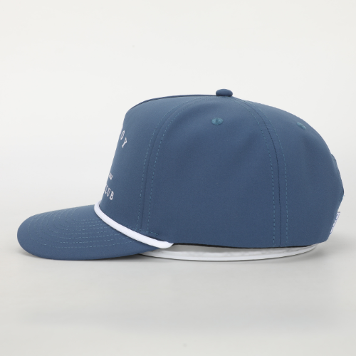 Horse Logo Roped Golf Hat Navy, Side 1