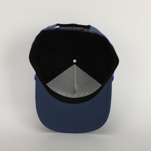 Fully Adjustable Logo Roped Navy Hat 