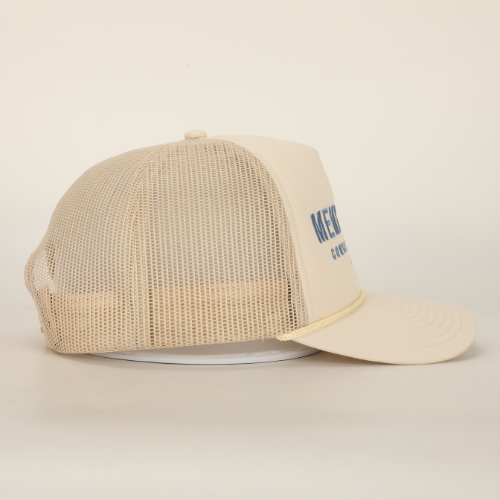 Beige trucker hat online