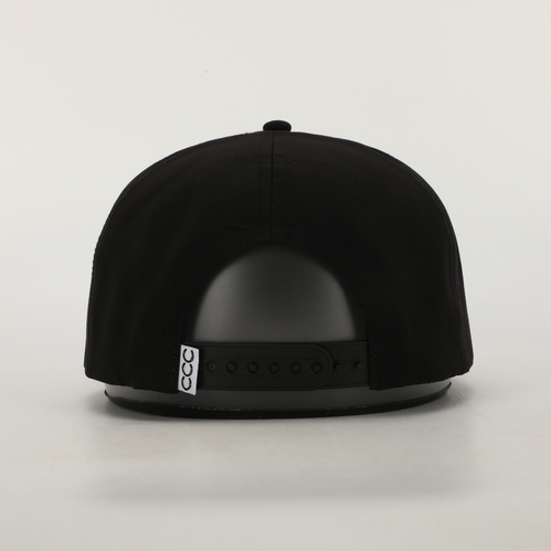 Logo Golfer Roped Hat Black Back